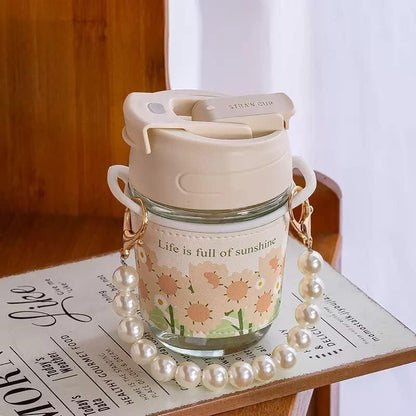 Pearl Portable Chain Water Cup Bottle